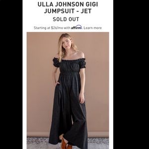 Ulla Johnson GiGi Jumpsuit Size 6